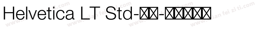 Helvetica LT Std-普通字体转换